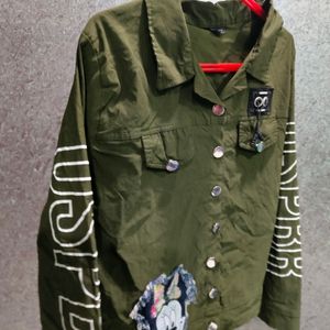 Olive Colour Women's Jacket