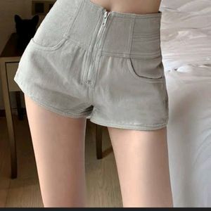 Unique Y2K Zip Shorts