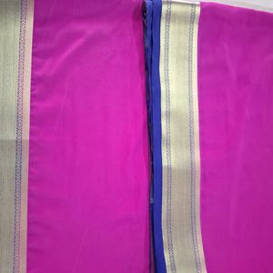 Mysore Silk Saree Pink