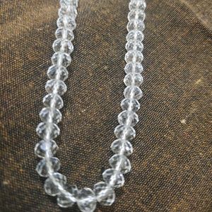 White Crystal Chain | Transparent