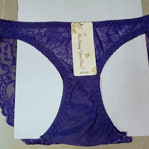 💜Women Silk Seamless Net Brief