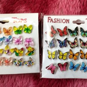 24 Pairs of Cute New Butterfly🦋 Studs