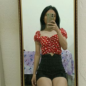 Red Polka Dot Top ❤️