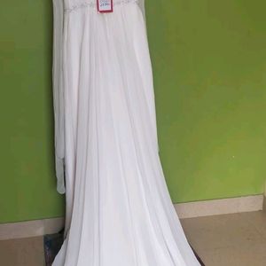 Amazing Off White Long Gown/New With Tag