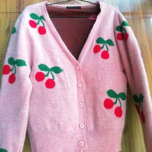 BIG CHEERY Printed Cardigan