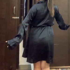 Wrap Black Dress