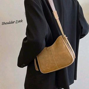 Leather-Look Broad Belt Sling Bag