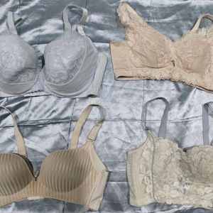 Combo Of 4 Imported Designer Bra