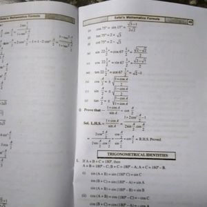 Ncert Based Maths Formulla Book