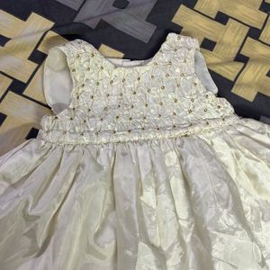 Very Soft Party Wear Frock For 6m-2year Girl