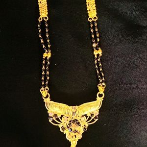 Long One Gram Gold Mangalsutra