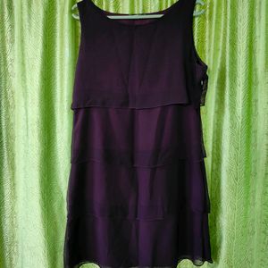 Cute Purple Layered Dress