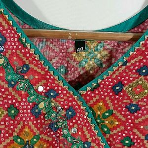 Multicolour Printed Kurta