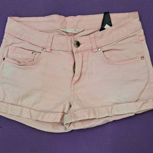 Girls H&M Pink Denim Shorts