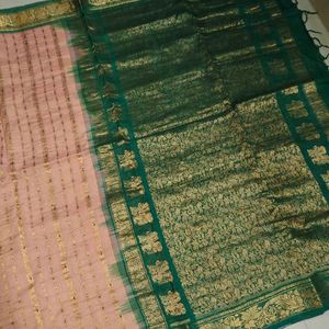 Pure Gadwal Zari Saree