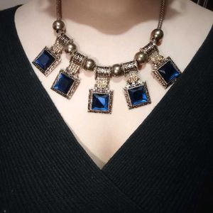 Blue Diamond Jewellery Set