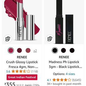 Pack Of 2 Renee Lipstick