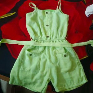 Green Jumpsuit For 3 To 5 Year