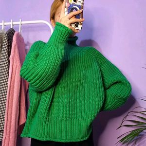 High Neck Knitted Sweater