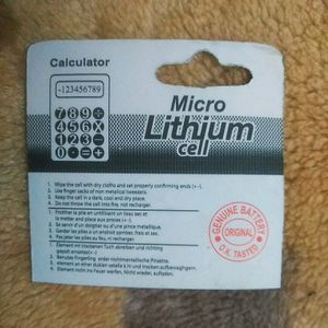 Brand New Micro Lithium Coin Cell CR-2032 (3V.)