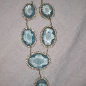 Blue Neclace With Ring