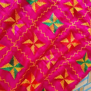 Phulkari New Pink Dupatta