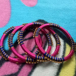 Bangles Pink And Blue