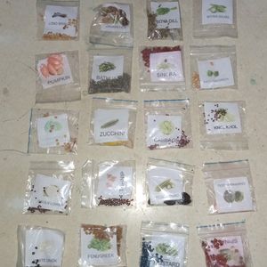 20 Variety Vegetable and Fruit Seeds Combo