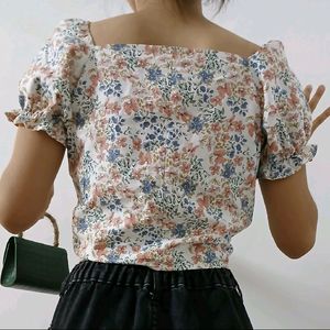 Zara Wrap Cropped Top