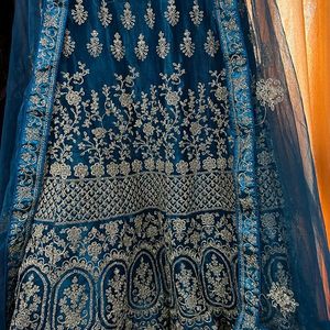 Party wear Lehnga With Attached Cancan