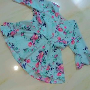 Printed Flared Top