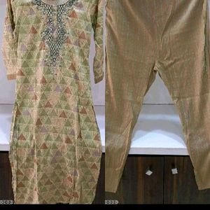 English Colour Kurti N Pant