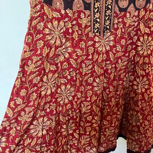 Embellised Sleeveless kurta