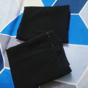 SALE ❗PACK OF 2 NEW BLACK HIJAB DUPATTA 🖤