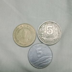 Rare 5 Rupee Coins