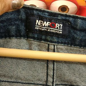 Navy Blue Denim Jeans