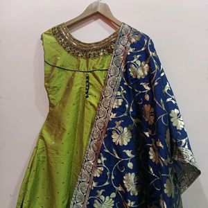 Kurta Dupatta Set💙💚 On Sale