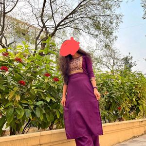 Ethnic Kurta (Purple).....