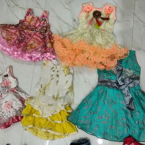 Combo Of 11 Baby frocks