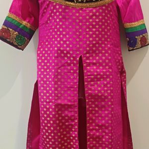 Chanderi Silk Beautiful Kurta