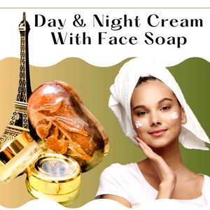 Day And Night Cream With Face Soap - Combo