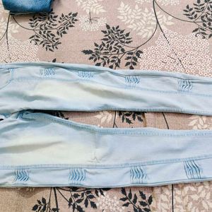 Sky Blue Color Jeans