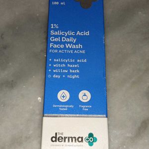 The derma co 1% salicylic acid gel facewash