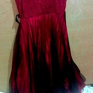 Red Party Gown