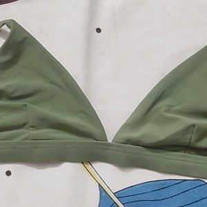 Olive Colour Bra