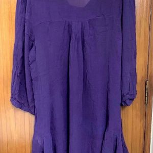 Together Sheer Purple Tunic