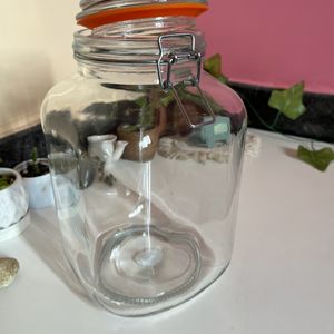 3litre Glass Clip Jar