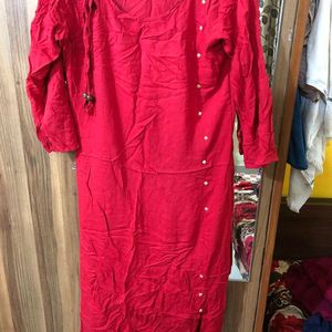 Red Kurta