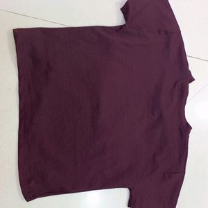 Woman stretchable Short Tshirt Half Sleeve