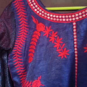 Embroidery A Line Frock